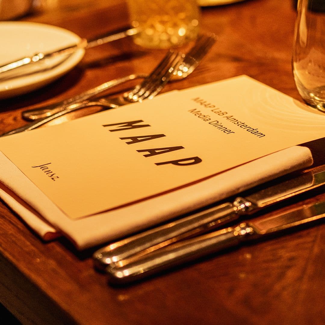 MAAP LaB Amsterdam - Plush menu